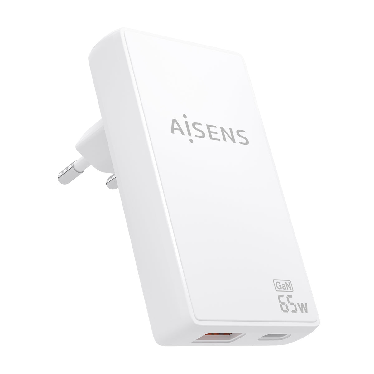 AISENS ASCH-65W2P076-W cargador de dispositivo móvil Cámara digital, Teléfono móvil, Portátil, Smartphone, Tableta, Universal Corriente alterna Carga rápida Interior (2)