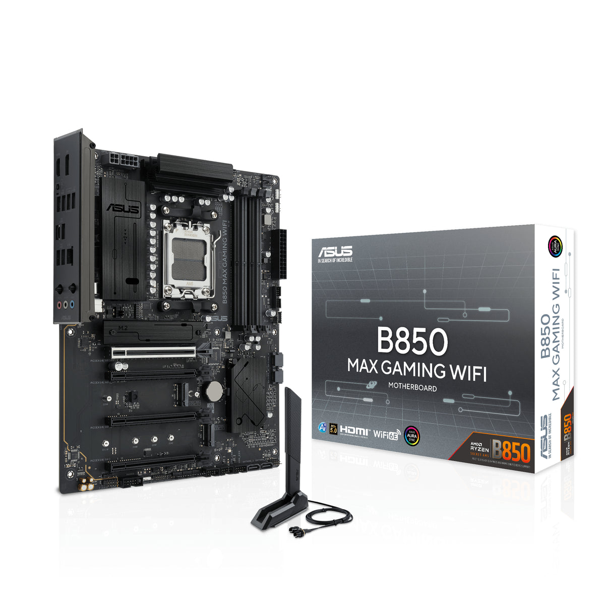 ASUS B850 MAX GAMING WIFI AMD B850 Zócalo AM5 ATX (2)