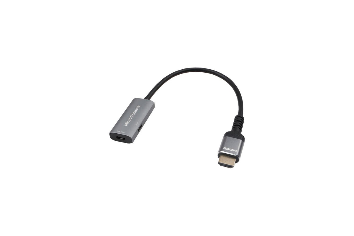 Microconnect HDMIUSB3.2 base para portátil y replicador de puertos Negro, Plata (2)