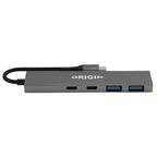 Origin Storage OS-HUB-USB3/C base para portátil y replicador de puertos Alámbrico USB 3.2 Gen 1 (3.1 Gen 1) Type-A + Type-C Gris (2)