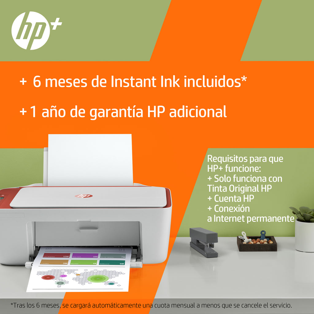 HP DeskJet 2723e AiO Printer Inyección de tinta térmica A4 4800 x 1200 DPI 7,5 ppm Wifi (6)