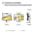 HP Series 5 Pro 524pm pantalla para PC 60,5 cm (23.8") 1920 x 1080 Pixeles Full HD LCD Negro (9)