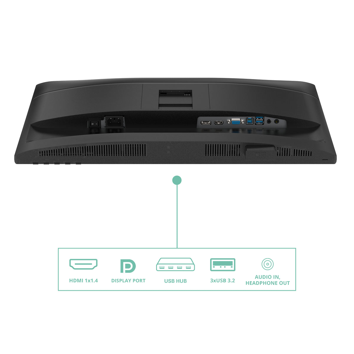 AOC 24P4U pantalla para PC 60,5 cm (23.8") 1920 x 1080 Pixeles Full HD Negro (5)