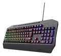 Trust GXT 836 Evocx teclado Juego USB QWERTY Inglés del Reino Unido Negro
