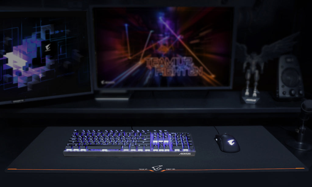 GIGABYTE AMP900 Alfombrilla de ratón para juegos Negro, Naranja (9)