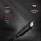 Axagon RVC-DPC adaptador de cable de vídeo 1,8 m USB Tipo C DisplayPort Negro (4)