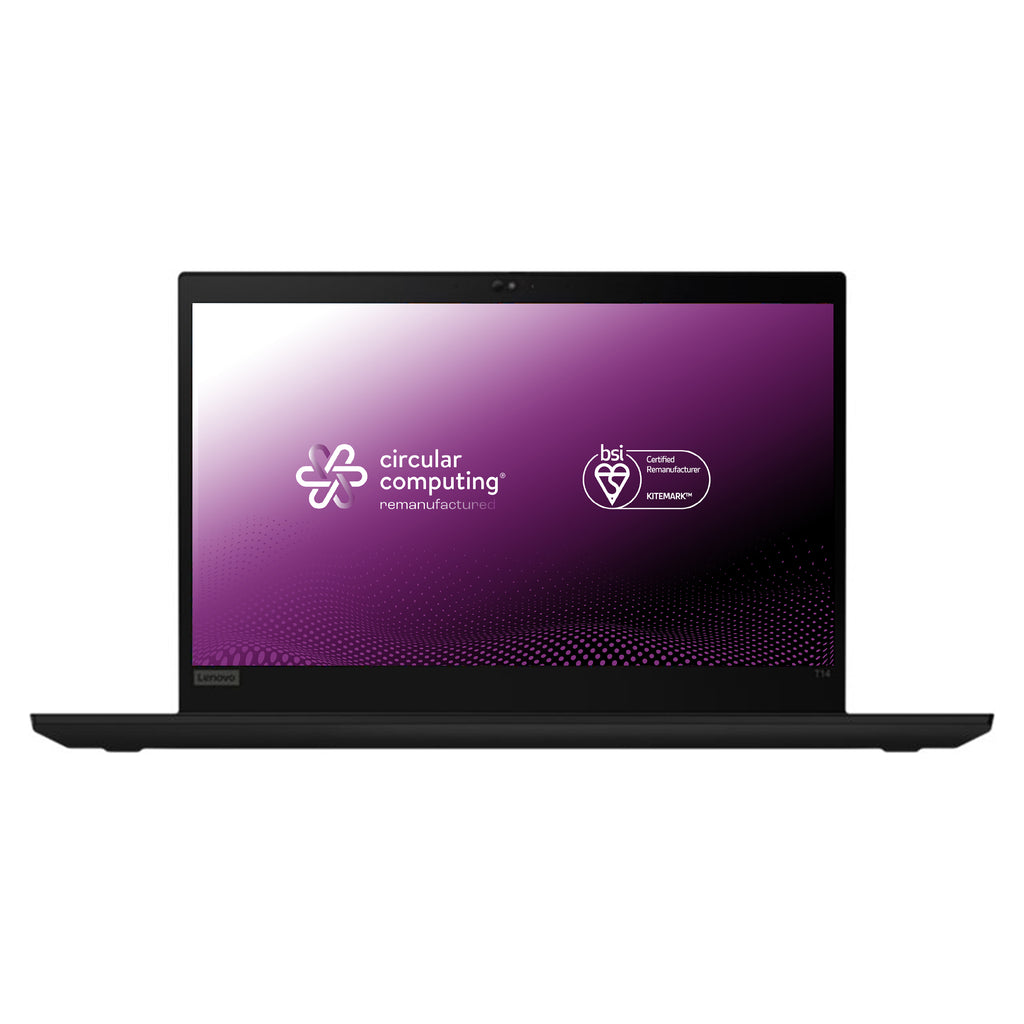 Circular Computing Lenovo ThinkPad T14 Intel® Core™ i5 i5-10210U Portátil 35,6 cm (14") Full HD 16 GB DDR4-SDRAM 256 GB SSD Wi-Fi 6 (802.11ax) Windows 11 Pro Negro Inglés del Reino Unido