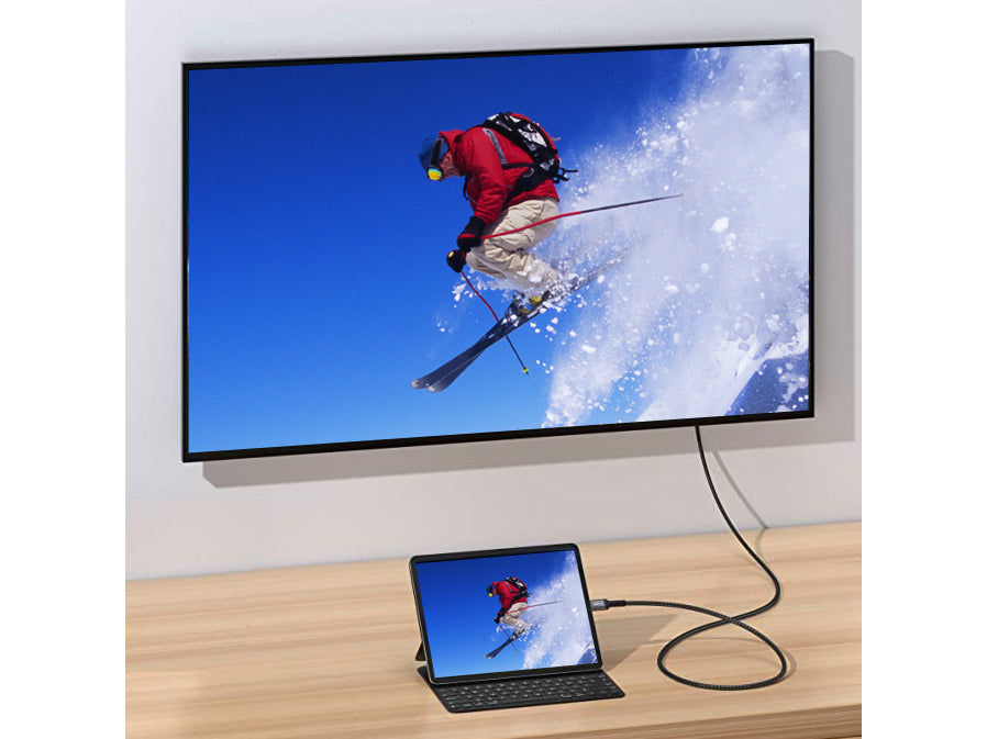 Equip 133413 adaptador de cable de vídeo 3 m USB Tipo C HDMI tipo A (Estándar) Negro (6)