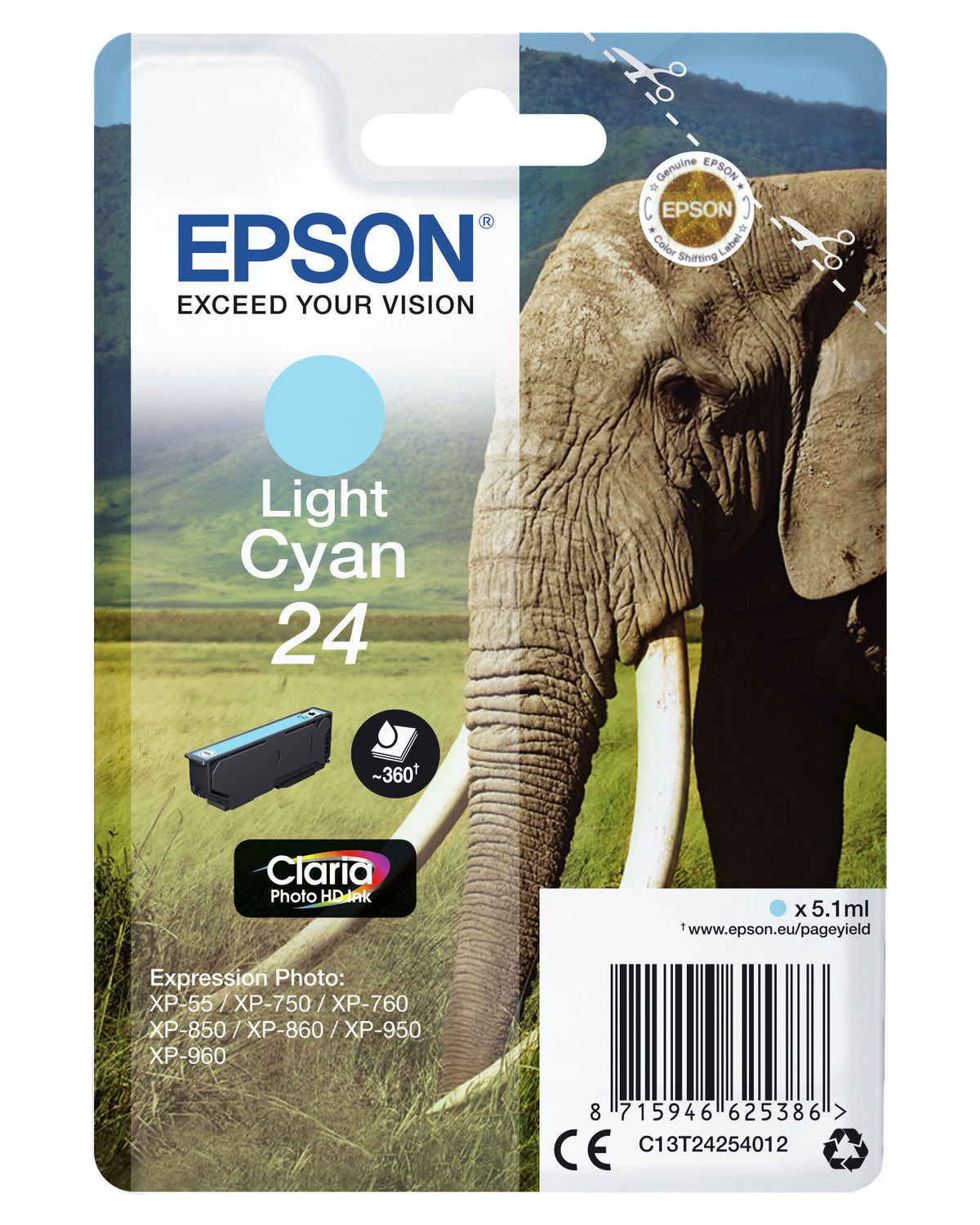 Epson Elephant C13T24254022 cartucho de tinta 1 pieza(s) Original Rendimiento estándar (3)