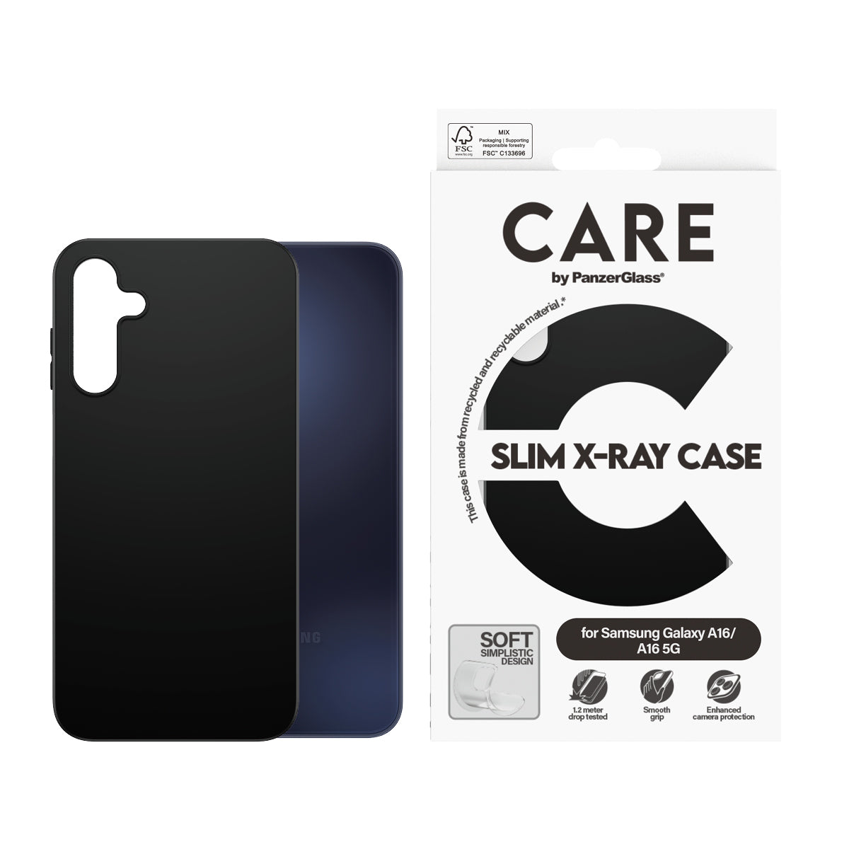 PanzerGlass CARE™ by ® Case Black Samsung Galaxy A16 4G