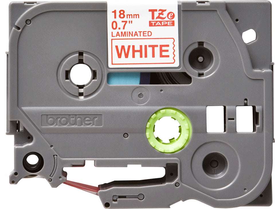 Brother TZE-242 cinta para impresora de etiquetas Rojo sobre blanco (3)