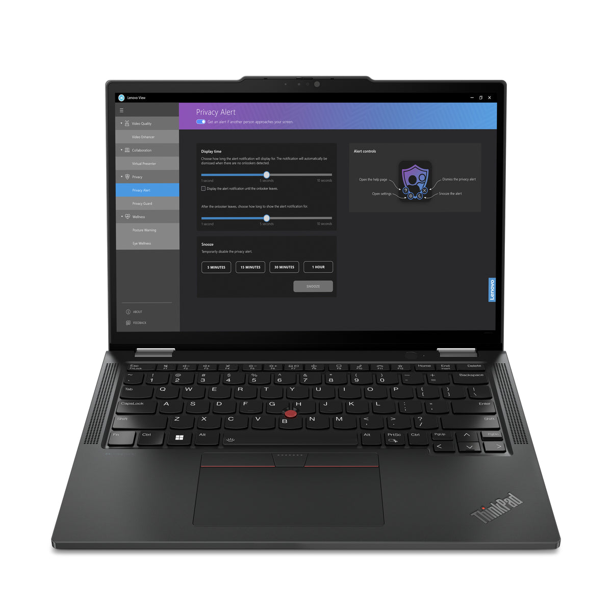 Lenovo ThinkPad X13 2-in-1 Gen 5 Intel Core Ultra 5 125U Híbrido (2-en-1) 33,8 cm (13.3") Pantalla táctil WUXGA 16 GB LPDDR5x-SDRAM 256 GB SSD Wi-Fi 6E (802.11ax) Windows 11 Pro Negro Inglés del Reino Unido (6)