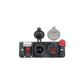 Switch panel with integrated USB built-in charger with LED - open cable ends