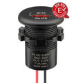 Cargador de instalación en panel USB dual con cables sueltos, 2x 30W, longitud de cable 200 mm - USB-C / USB-C
