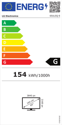 LG Electronics Pantalla LG 65UL5Q-E Signage