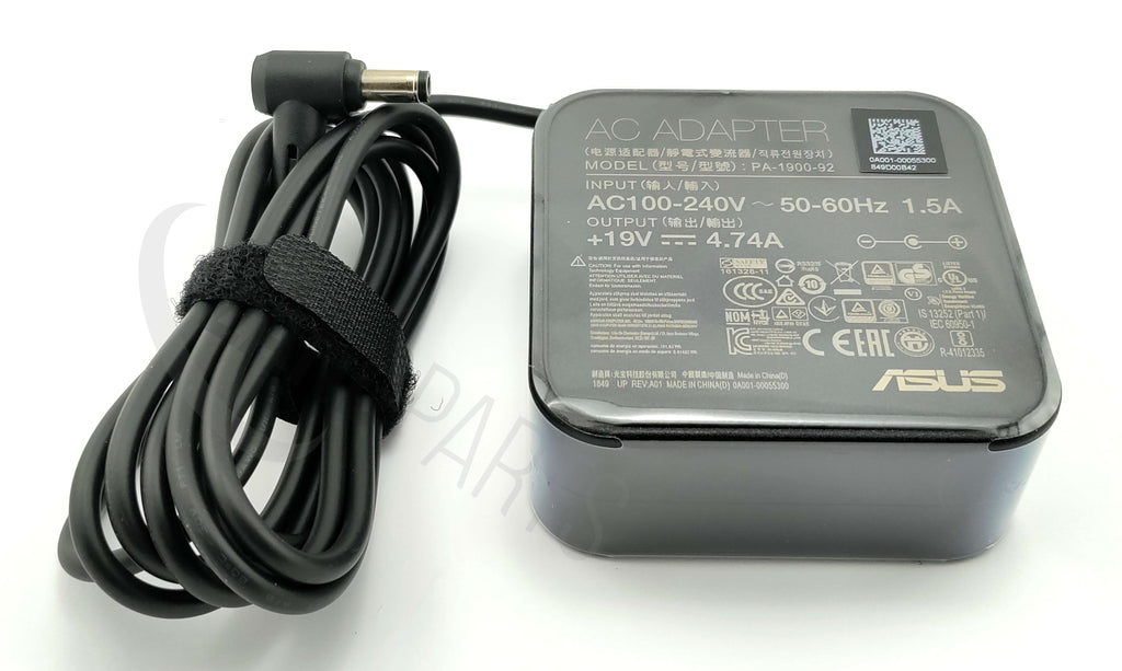 ASUS 0A001-00053100 adaptador e inversor de corriente Interior 90 W Negro (2)