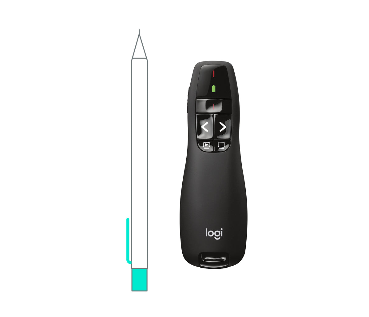 Logitech 910-001354 apuntador inalámbricos RF Negro (3)