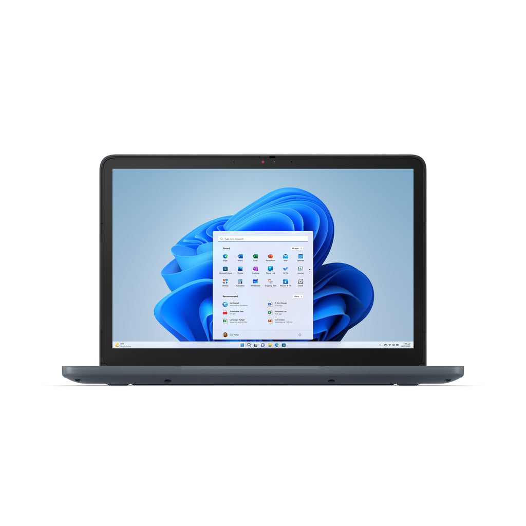 Lenovo 300w 2-in-1 Gen 5 Intel® N N150 Híbrido (2-en-1) 29,5 cm (11.6") Pantalla táctil HD 8 GB LPDDR5-SDRAM 128 GB UFS Wi-Fi 6E (802.11ax) Windows 11 Pro Gris Inglés (2)