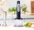 Braun MQ 7035X 0,6 L Batidora de inmersión 1000 W Negro, Acero satinado (8)