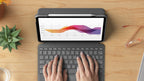 Logitech Folio Touch QWERTY Español Smart Connector Gris (6)