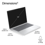 HP EliteBook 6 G2q 14 Next Gen AI Copilot+ PC Snapdragon X2P-64-100 Laptop 35.6 cm (14") WUXGA 32 GB LPDDR5x-SDRAM 512 GB SSD Wi-Fi 7 (802.11be) Windows 11 Pro Silver (4)