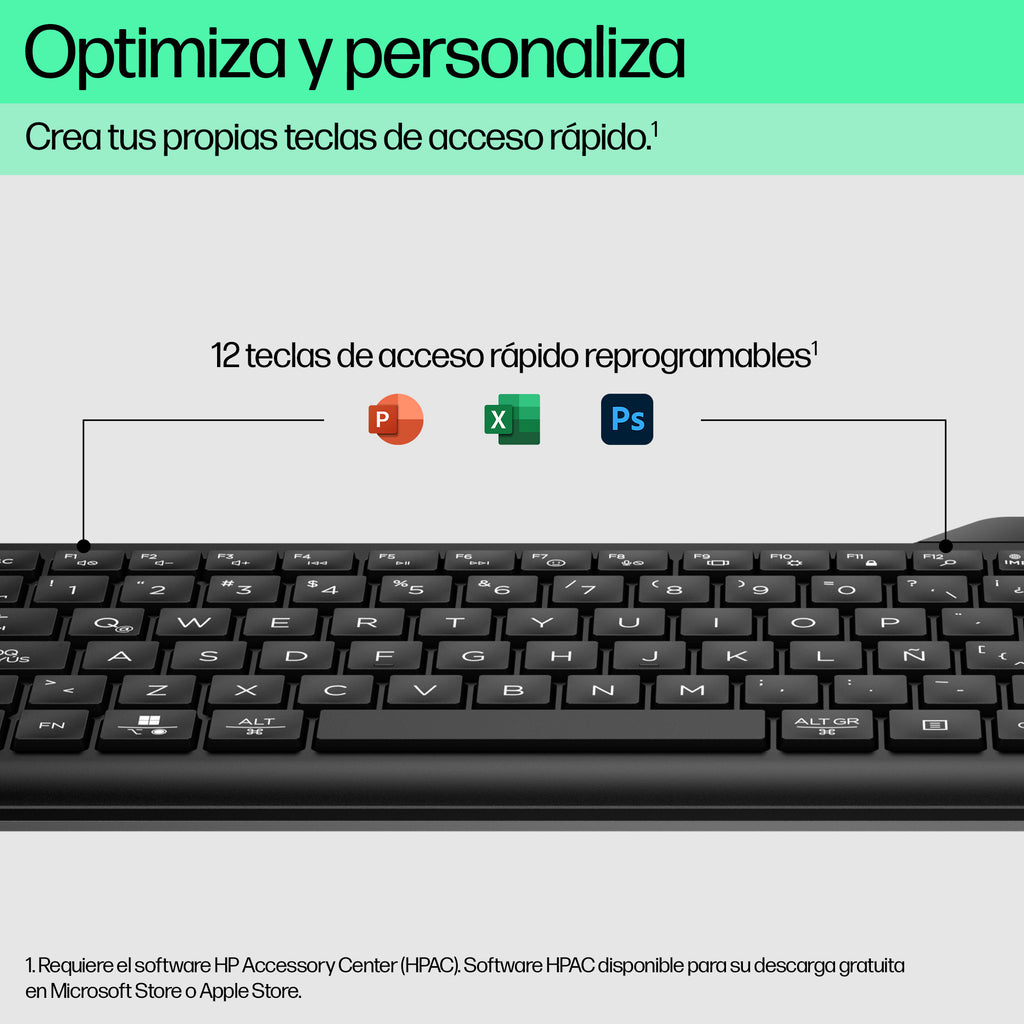 HP 460 Multi-Device Bluetooth Keyboard teclado Hogar Negro (6)