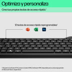 HP 460 Multi-Device Bluetooth Keyboard teclado Hogar Negro (6)