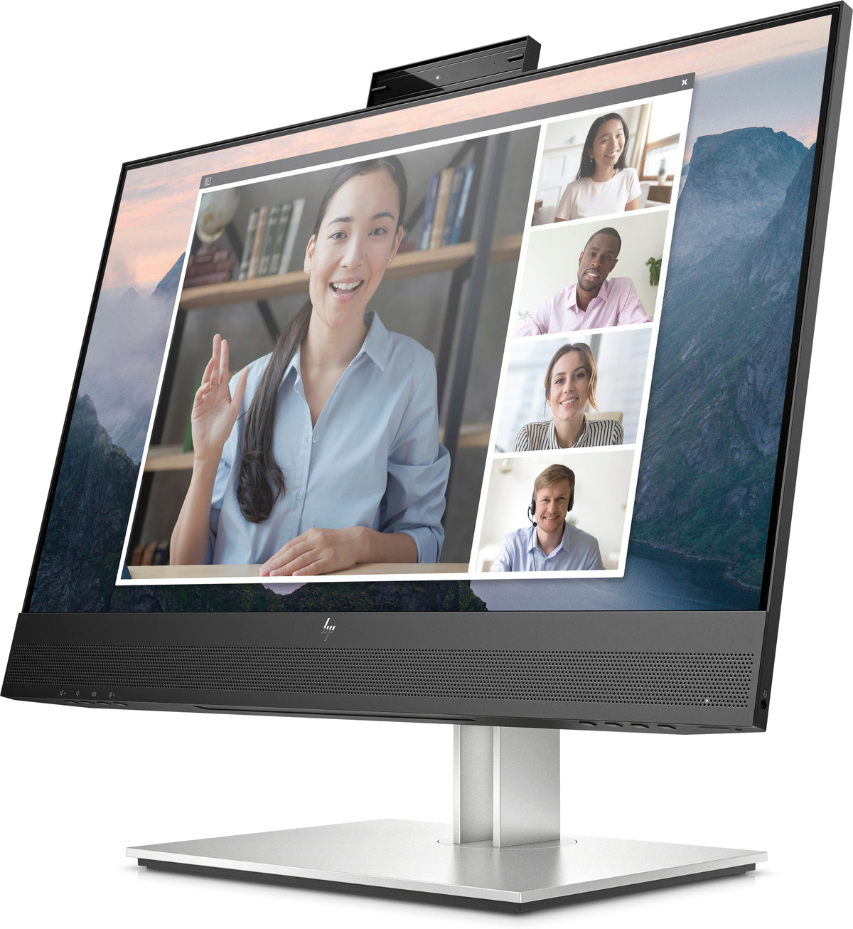 HP E24mv G4 FHD Conferencing Monitor computer monitor 60.5 cm (23.8") 1920 x 1080 pixels Full HD Black, Silver (3)