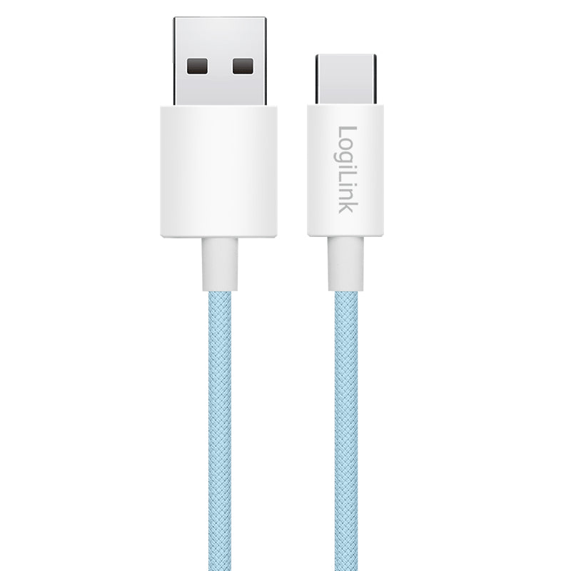 LogiLink CU0331 cable USB USB 2.0 1,5 m USB A USB C 0,48 Gbit/s 60 W Azul (3)