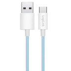 LogiLink CU0331 cable USB USB 2.0 1,5 m USB A USB C 0,48 Gbit/s 60 W Azul (3)