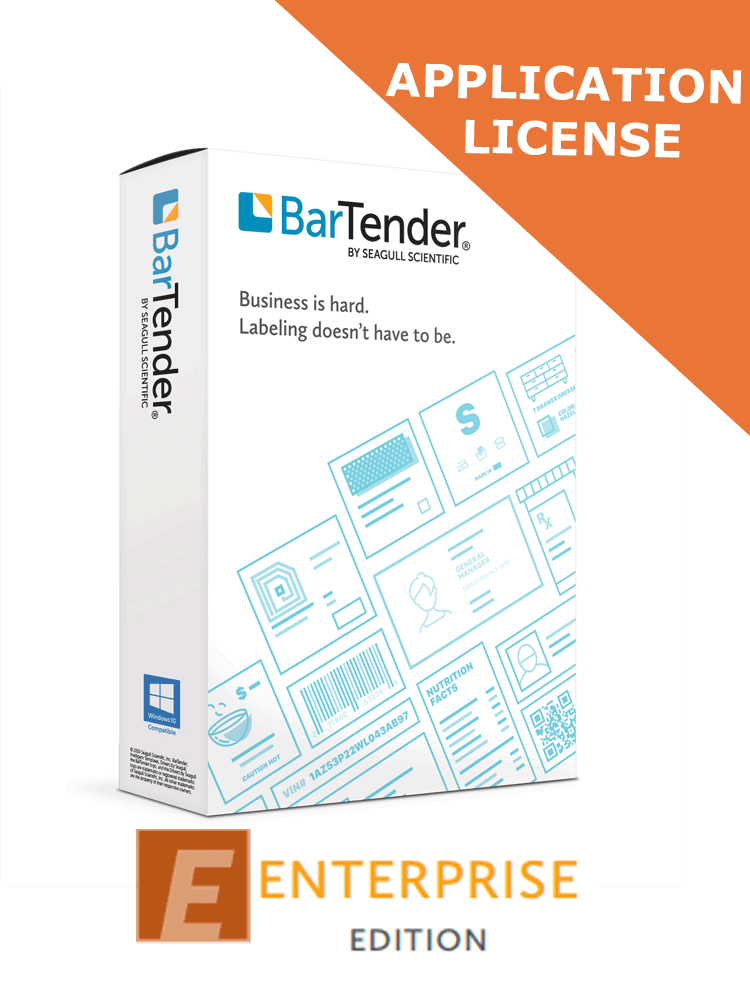 Seagull BarTender Enterprise, mantenimiento y soporte de impresoras, 12 meses (2)