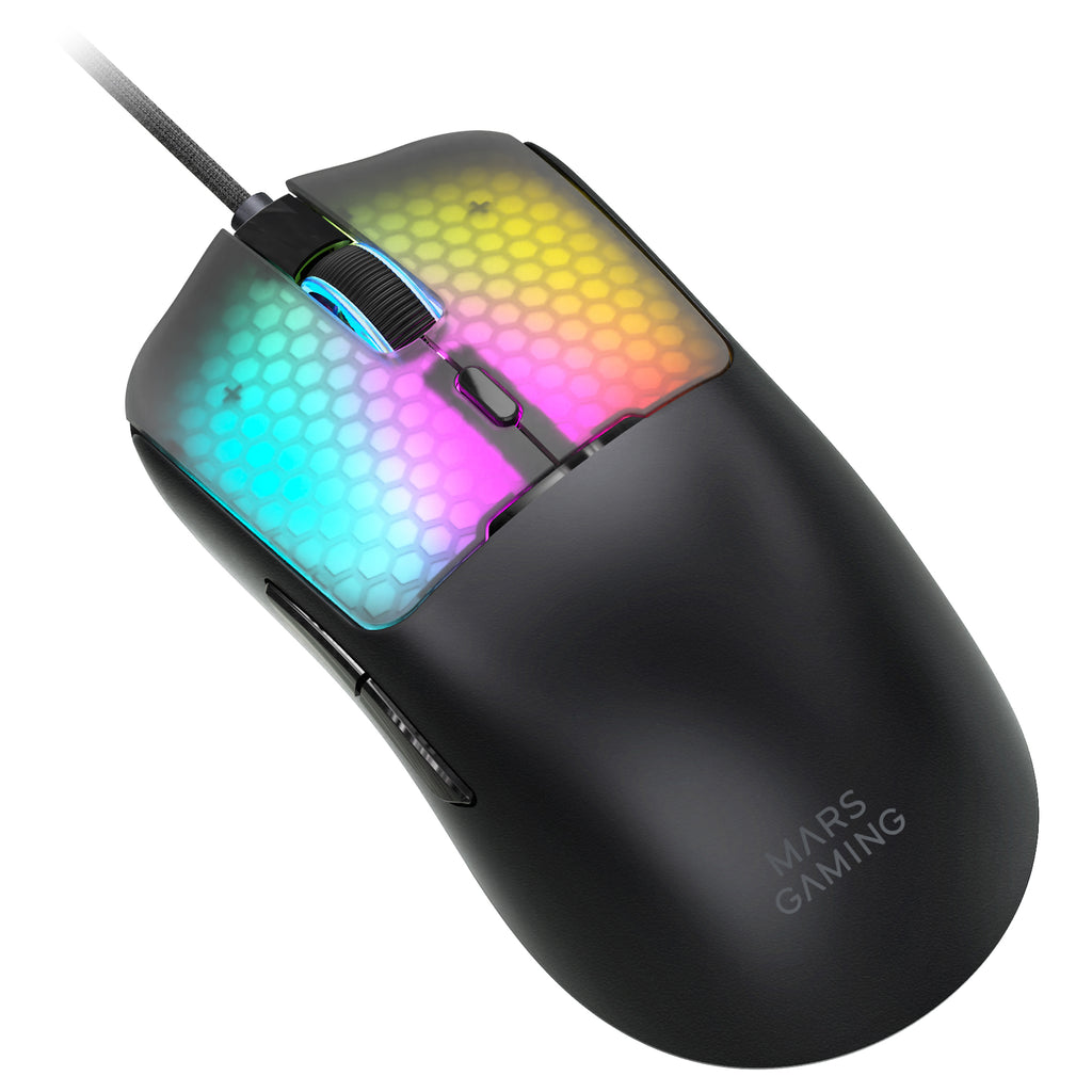 Mars Gaming MMVIPER ratón Juego Mano derecha USB Type-A + USB Type-C Óptico 12800 DPI (5)
