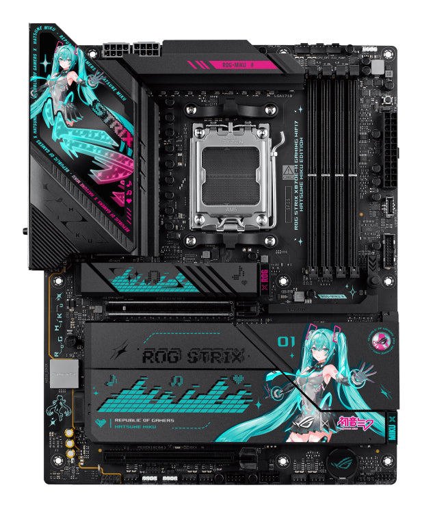 ASUS ROG STRIX X870E-H GAMING WIFI7 HATSUNE MIKU EDITION AMD X870E Zócalo AM5 ATX (2)