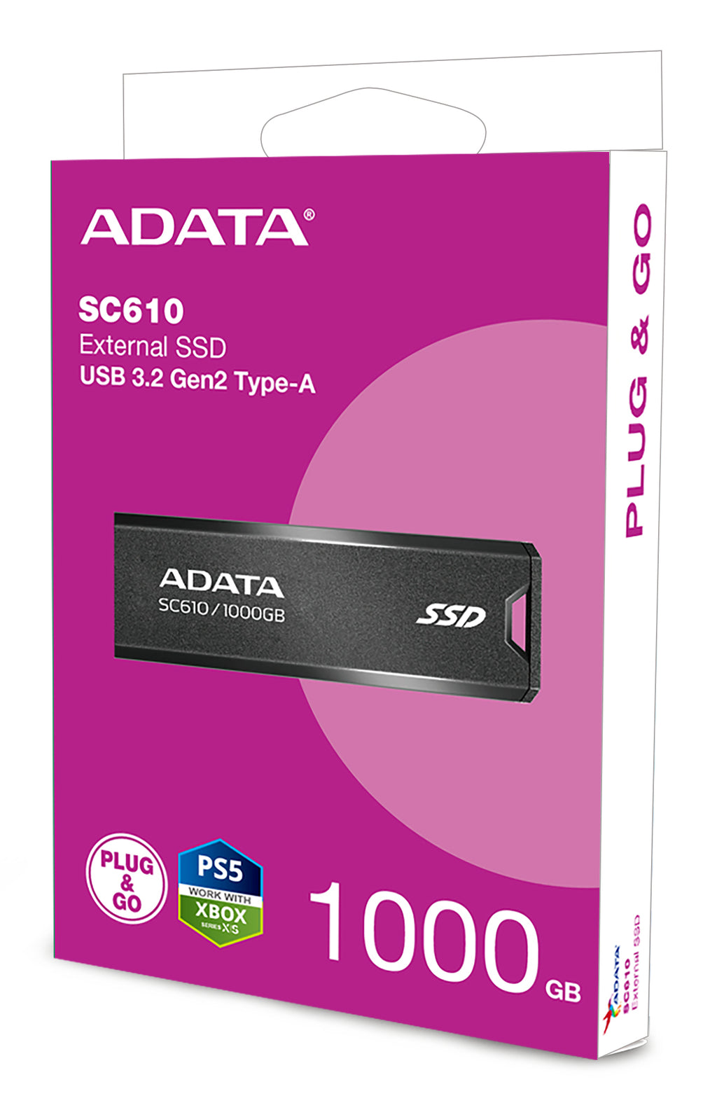 ADATA SC610 1 TB USB tipo A 3.2 Gen 2 (3.1 Gen 2) Negro (9)