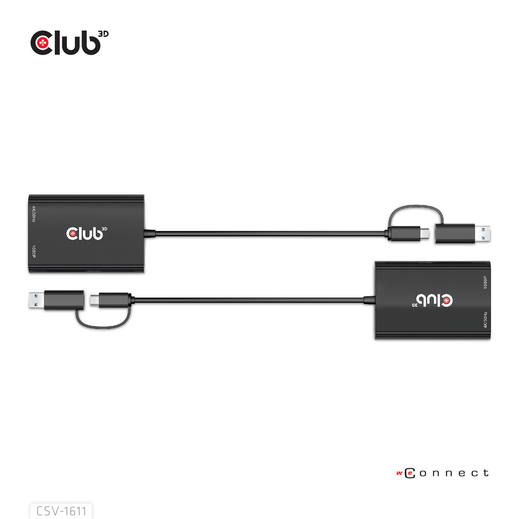 CLUB3D CSV-1611 Adaptador gráfico USB 3840 x 2160 Pixeles Negro (5)