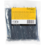 StarTech.com CBMZT4B presilla Brida reutilizable Nylon, Plástico Negro 100 pieza(s) (5)
