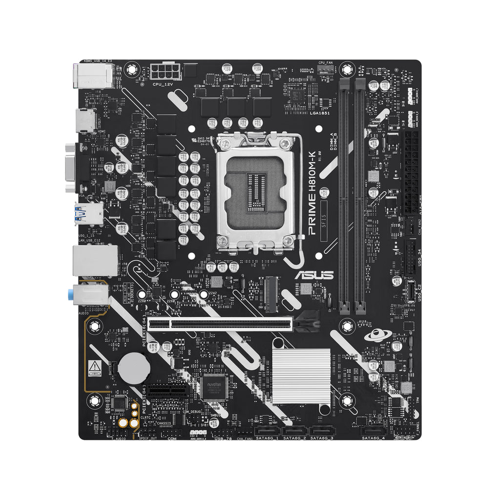 ASUS PRIME H810M-K Intel H810 LGA 1851 (Socket V1) micro ATX (2)