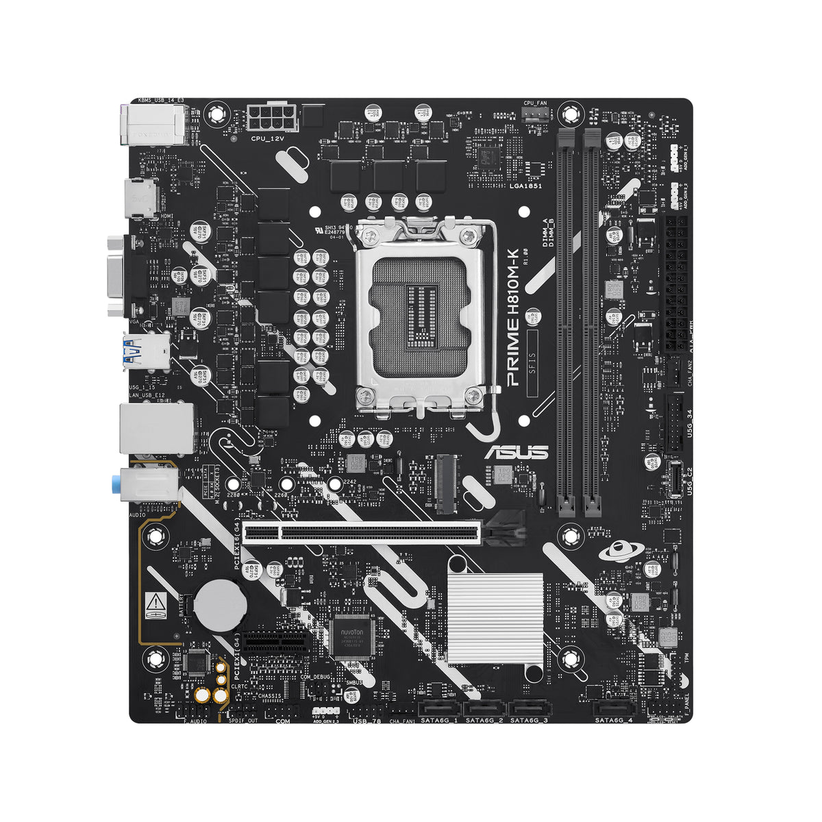 ASUS PRIME H810M-K Intel H810 LGA 1851 (Socket V1) micro ATX (2)