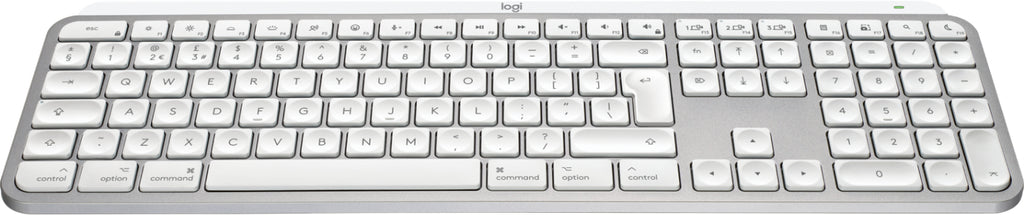 Logitech MX Keys S for Mac teclado Oficina RF Wireless + Bluetooth QWERTY Inglés (920-011636)