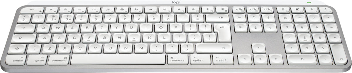 Logitech MX Keys S for Mac teclado Oficina RF Wireless + Bluetooth QWERTY Inglés (920-011636)
