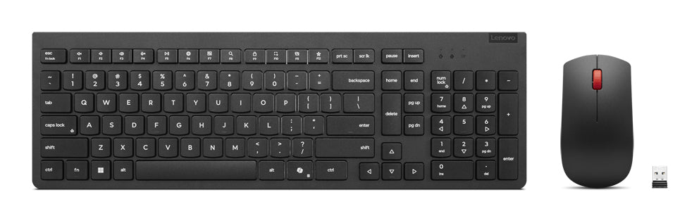 Lenovo 4X31R64453 teclado Ratón incluido Oficina RF inalámbrico Inglés de EE. UU. Negro (2)
