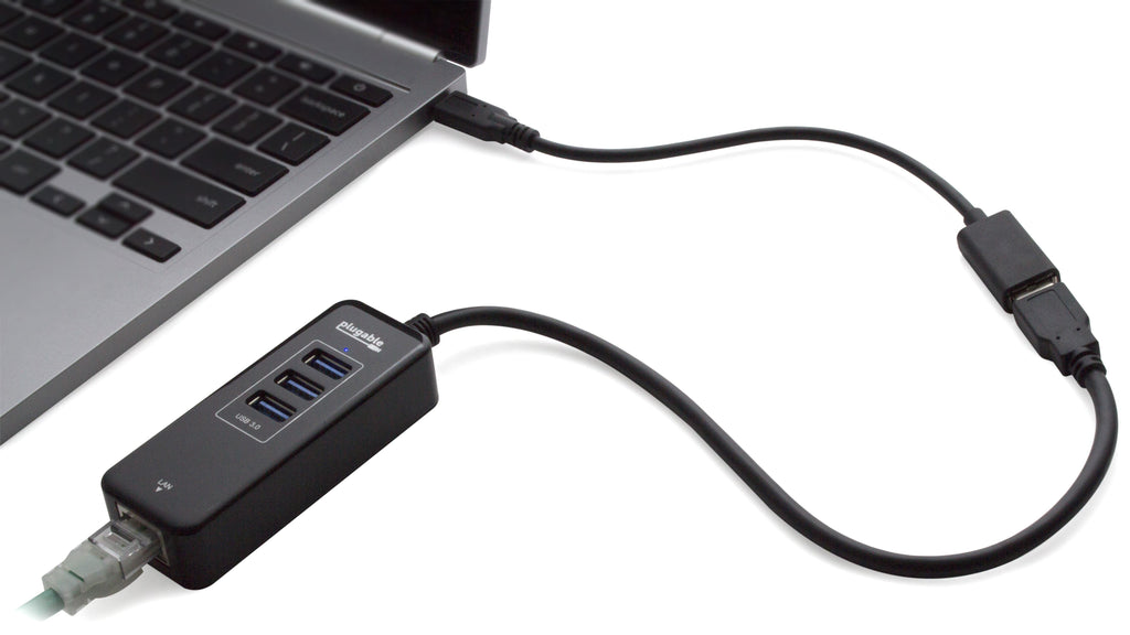 Plugable Technologies USBC-AF3 cable USB USB 3.2 Gen 1 (3.1 Gen 1) 0,2 m USB A 5 Gbit/s Negro (2)
