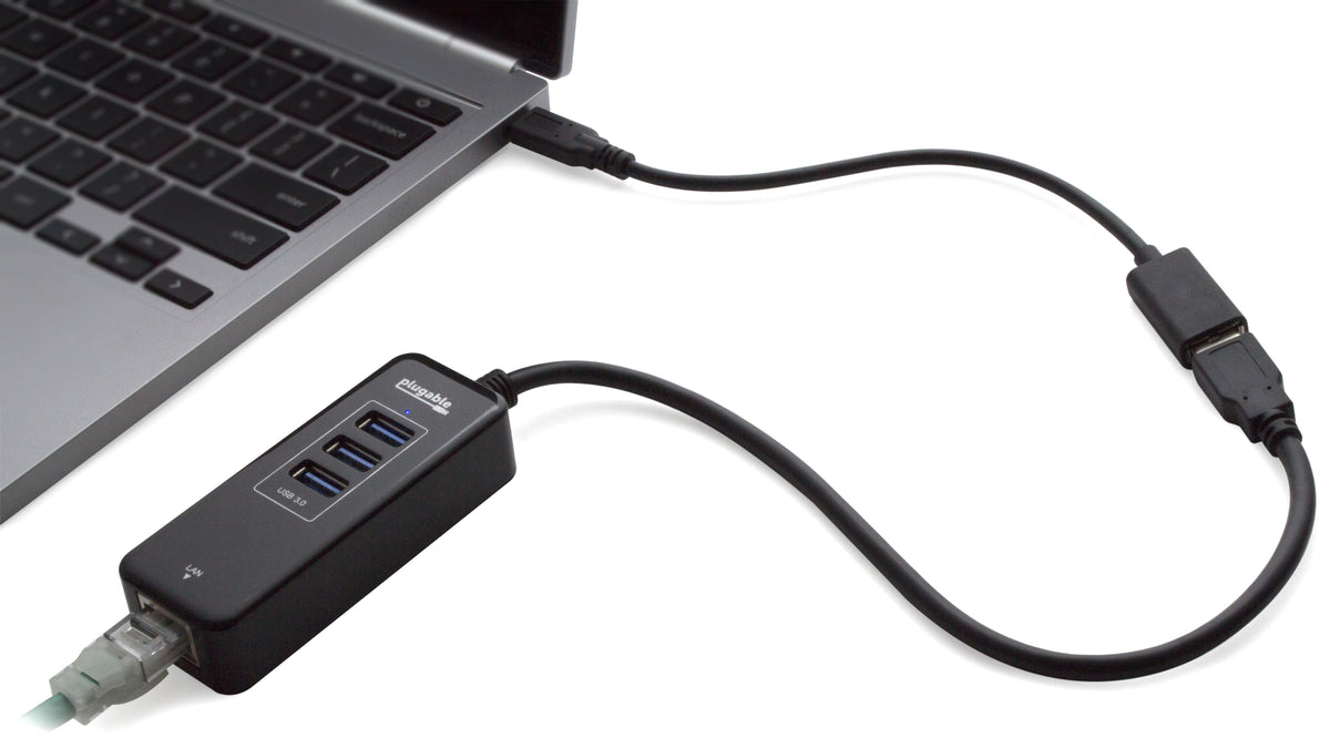 Plugable Technologies USBC-AF3 cable USB USB 3.2 Gen 1 (3.1 Gen 1) 0,2 m USB A 5 Gbit/s Negro (2)