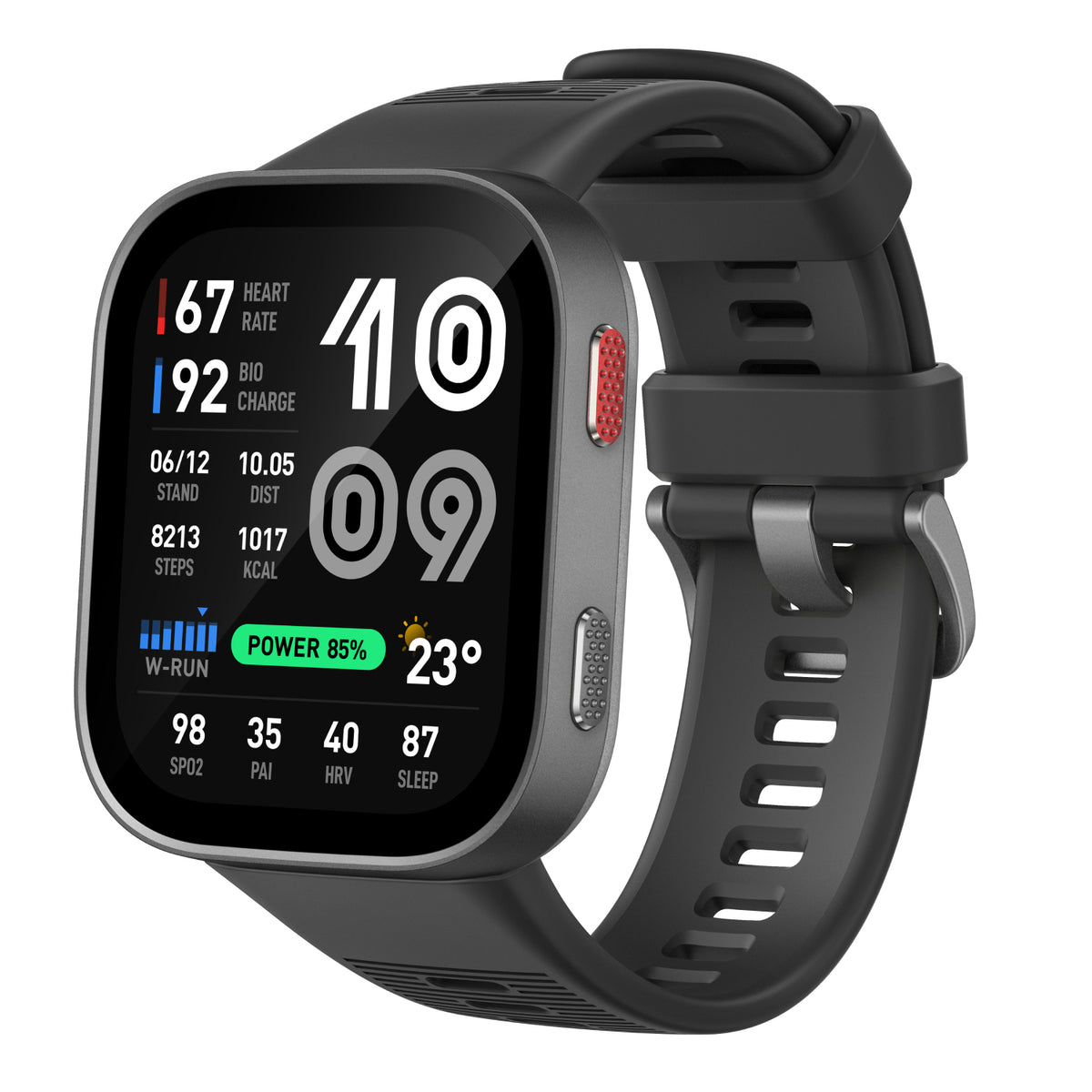 Montre connectée Amazfit Bip Max 5,2,07" AMOLED Digital 432 x 514 Écran
