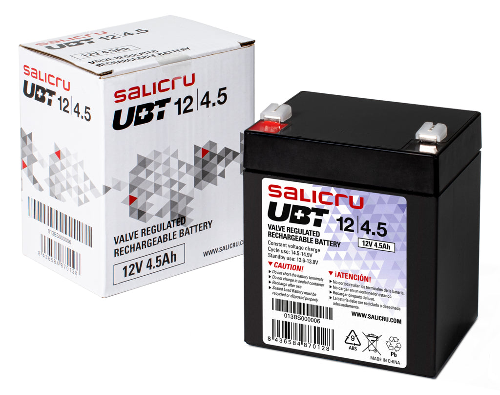 Salicru 013BS000006 batería para sistema ups Sealed Lead Acid (VRLA) 12 V 4,5 Ah (3)