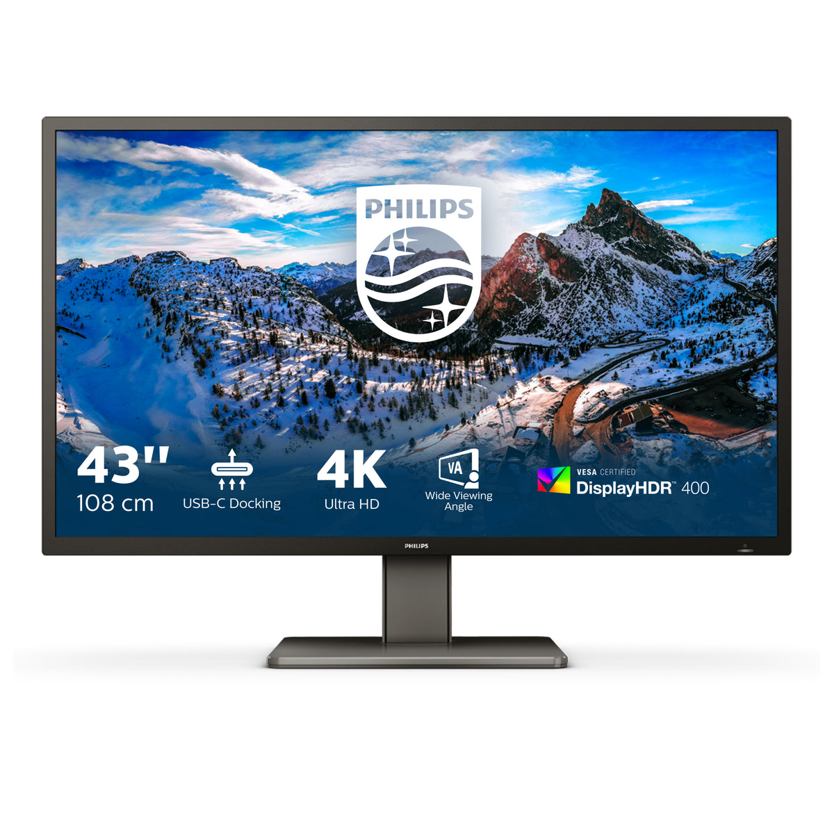 Philips P Line 439P1/00 pantalla para PC 108 cm (42.5") 3840 x 2160 Pixeles 4K Ultra HD LCD Negro (2)