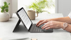 Logitech Folio Touch QWERTZ Suizo Smart Connector Gris (8)