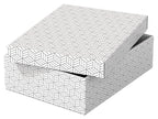 Esselte 628284 archivador organizador Caja de cartón Blanco