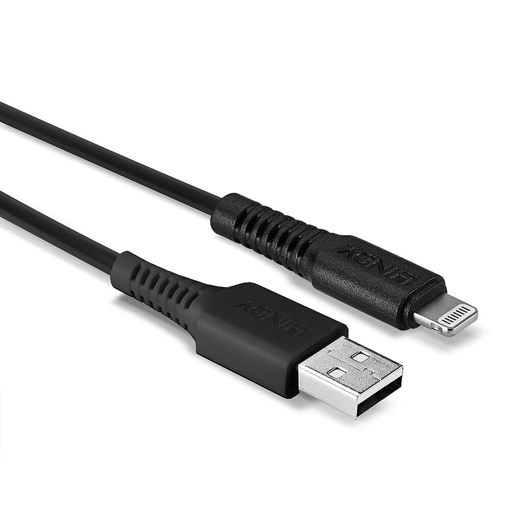 Lindy 31321 cable de conector Lightning 2 m Negro (4)