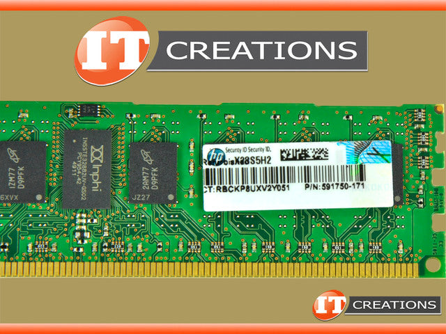 HP 4GB (1x4GB) Single Rank 591750-171-RFB – Reacondicionado